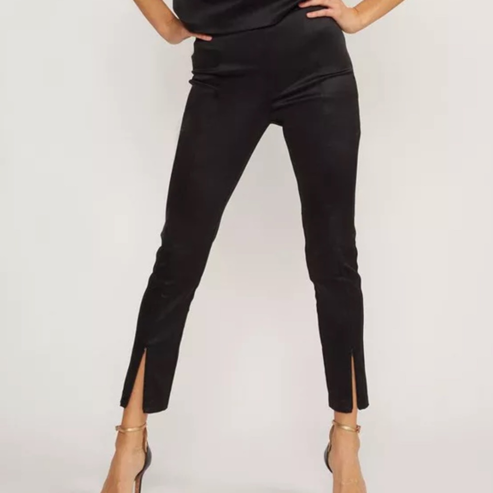 Cynthia Rowley Rush Satin Stretch Pants
